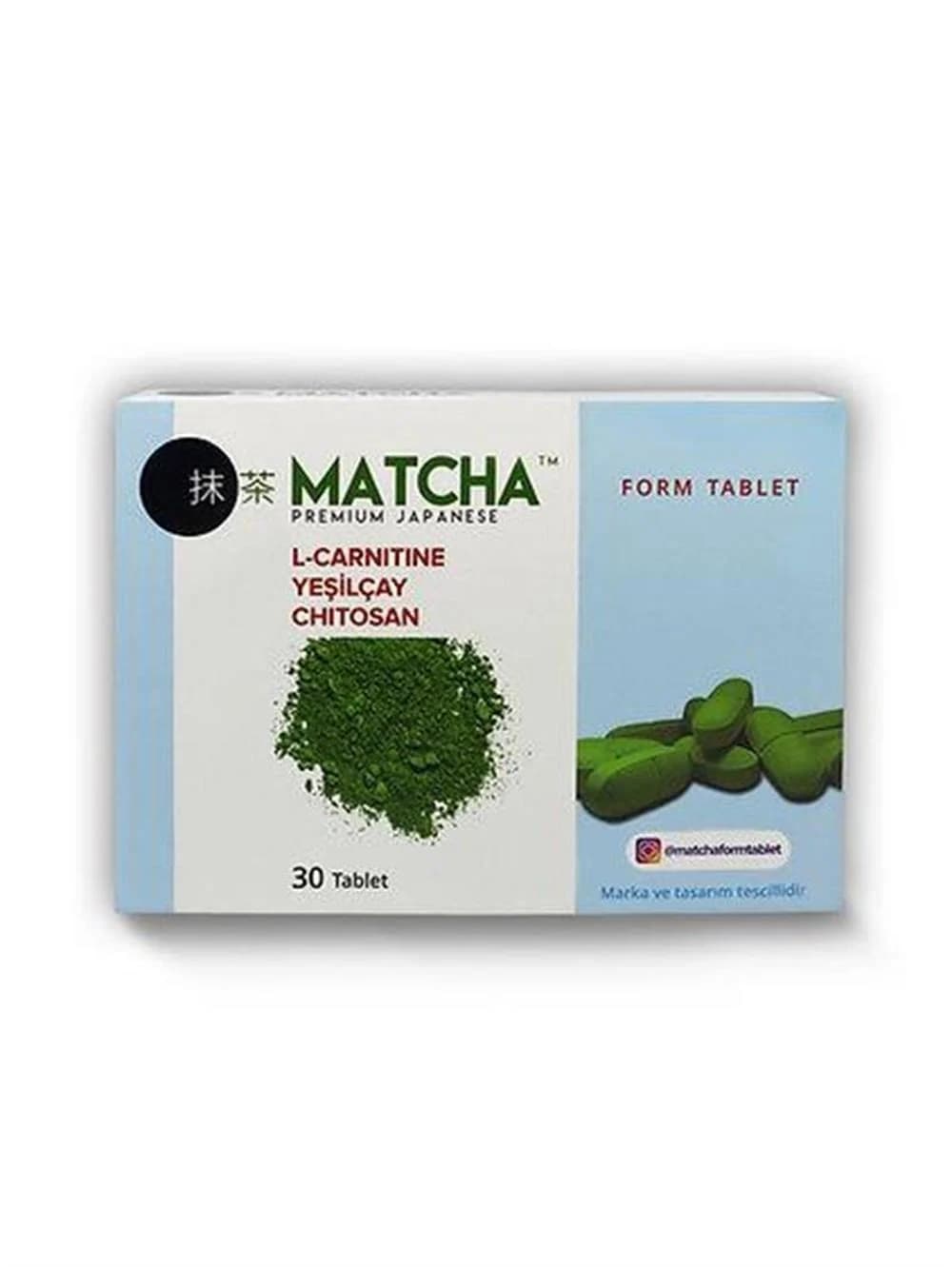 Matcha Form L-Carnitine Green Tea 30 Tablets